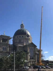 Liebherr 100T at The Basilica of St Josaphat